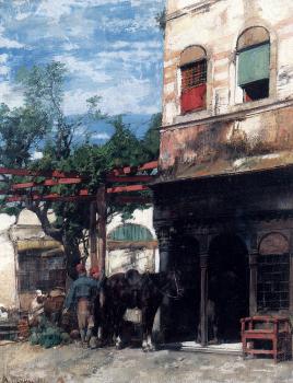 阿爾貝托 帕西尼 In The Courtyard